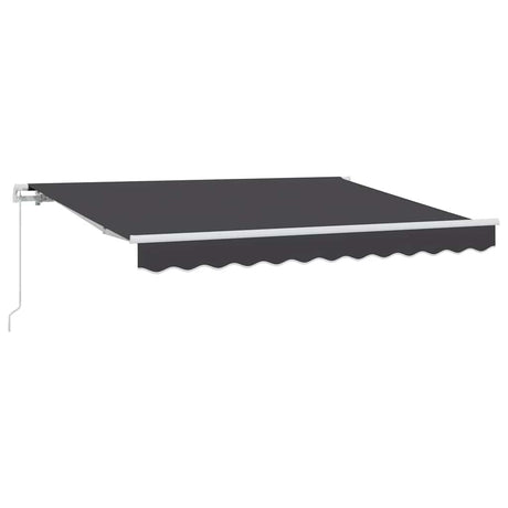 Retractable Awning Manual Anthracite 300 x 200 cm Fabric