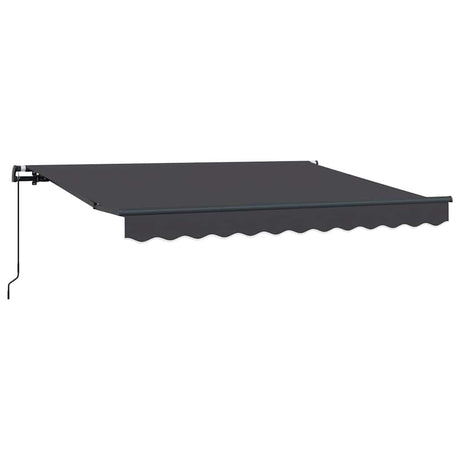 Retractable Awning Manual Anthracite 300 x 200 cm Fabric