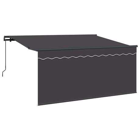 Retractable Awning Retractable Anthracite 300 x 200 cm Fabric