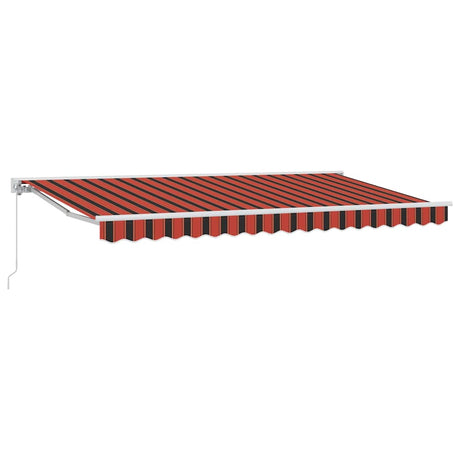 Retractable Awning Manual Multicolour Stripe 350x200 cm Fabric