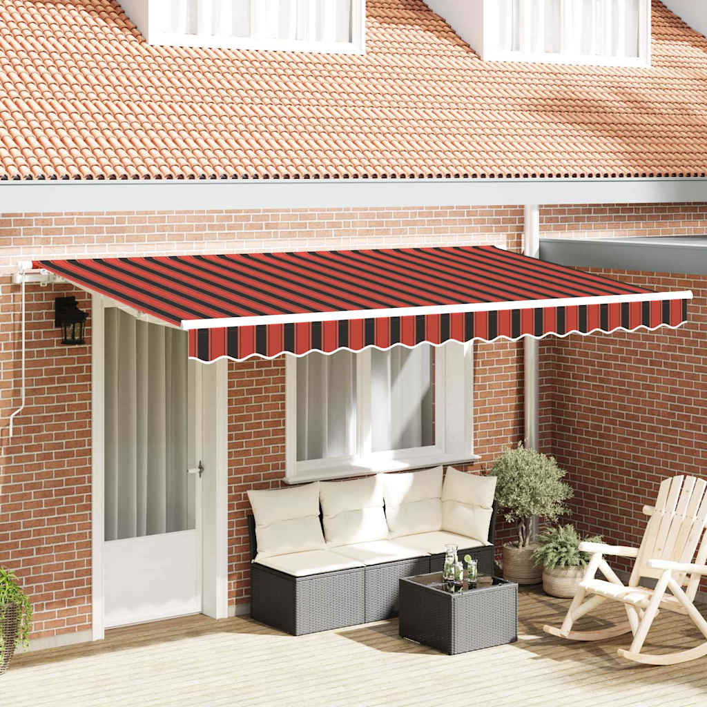 Retractable Awning Multicolour 350 x 200 cm