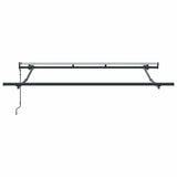 Retractable Awning Anthracite, White 350 x 200 cm