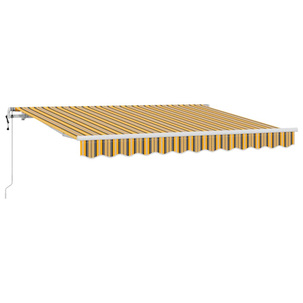 Retractable Awning Multicolour 350 x 200 cm