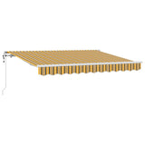 Retractable Awning Multicolour 350 x 200 cm