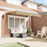 Retractable Awning Multicolour 350 x 200 cm