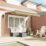 Retractable Awning Multicolour 350 x 200 cm