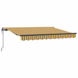 Retractable Awning Multicolour 350 x 200 cm