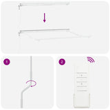 Retractable Awning White 350x200 cm Fabric