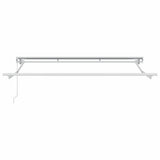 Retractable Awning Manual Red 350x200 cm Fabric