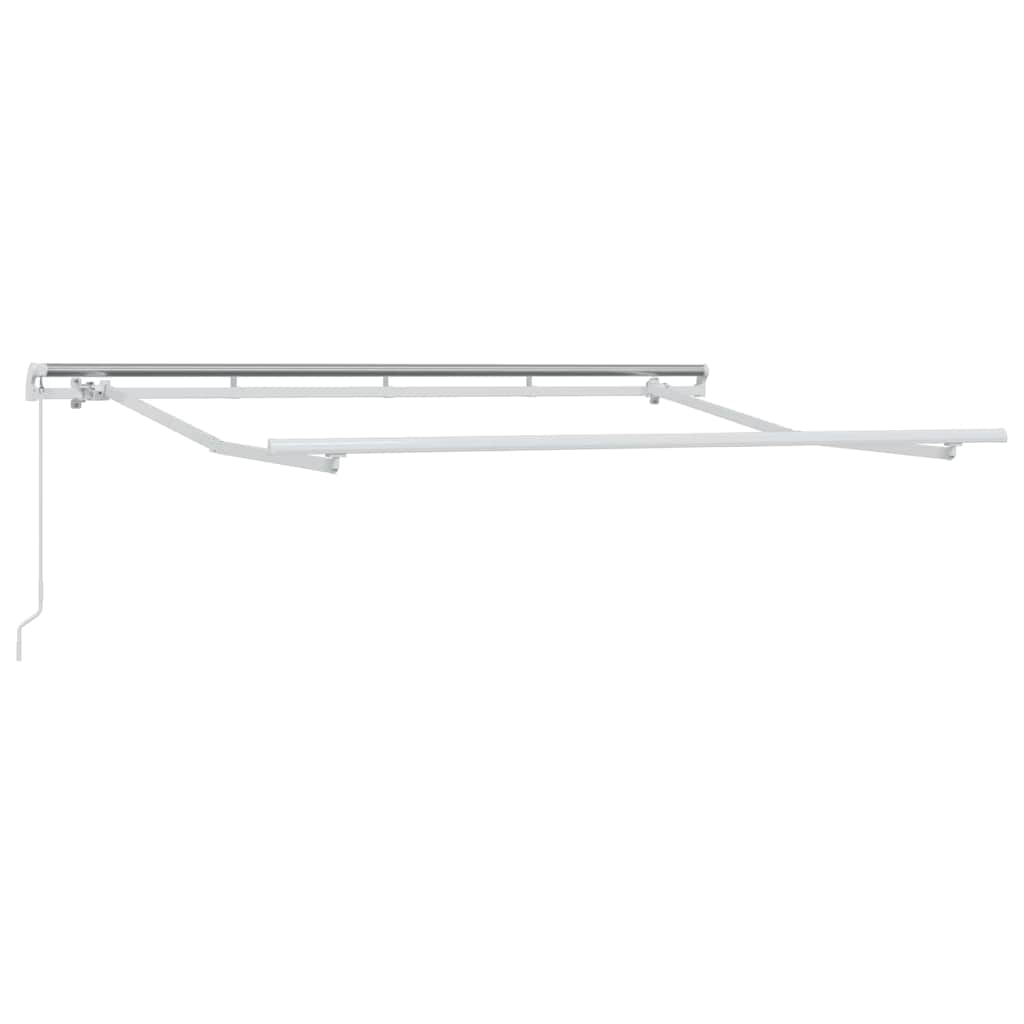Retractable Awning Red 350 x 200 cm Polyester, Aluminium