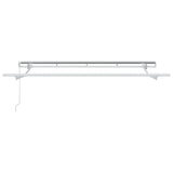 Retractable Awning Red 350 x 200 cm Polyester, Aluminium