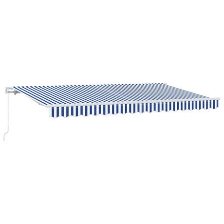 Retractable Awning Blue, White 400 x 200 cm