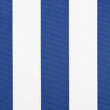 Retractable Awning Manual Blue 400 x 200 cm Fabric