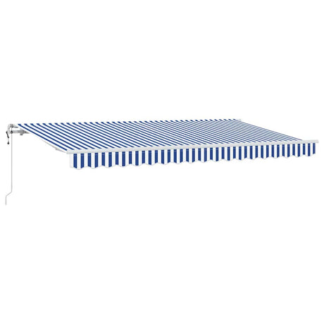 Retractable Awning Blue, White 400 x 200 cm