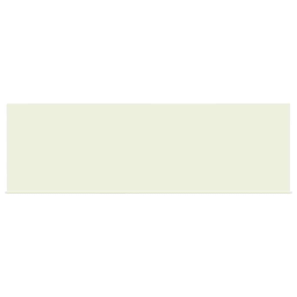 Retractable Awning Cream and white 400 x 200 cm