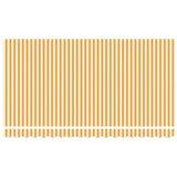 Retractable Awning Yellow, White 400 x 200 cm