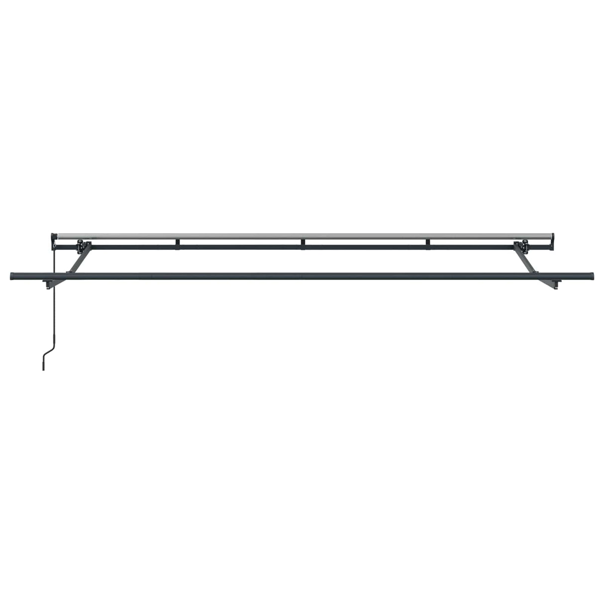 Retractable Awning Retractable Manual Anthracite 400 x 200 cm