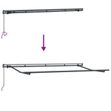 Retractable Awning Retractable Manual Anthracite 400 x 200 cm