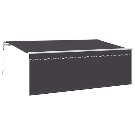 Retractable Awning Anthracite 400 x 200 cm Fabric