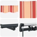Retractable Awning Multicolour 400 x 200 cm