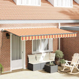 Retractable Awning Multicolour 400 x 200 cm