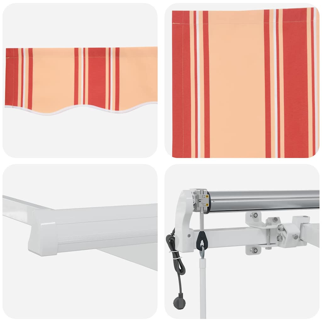 Retractable Awning Multicolour 400 x 200 cm
