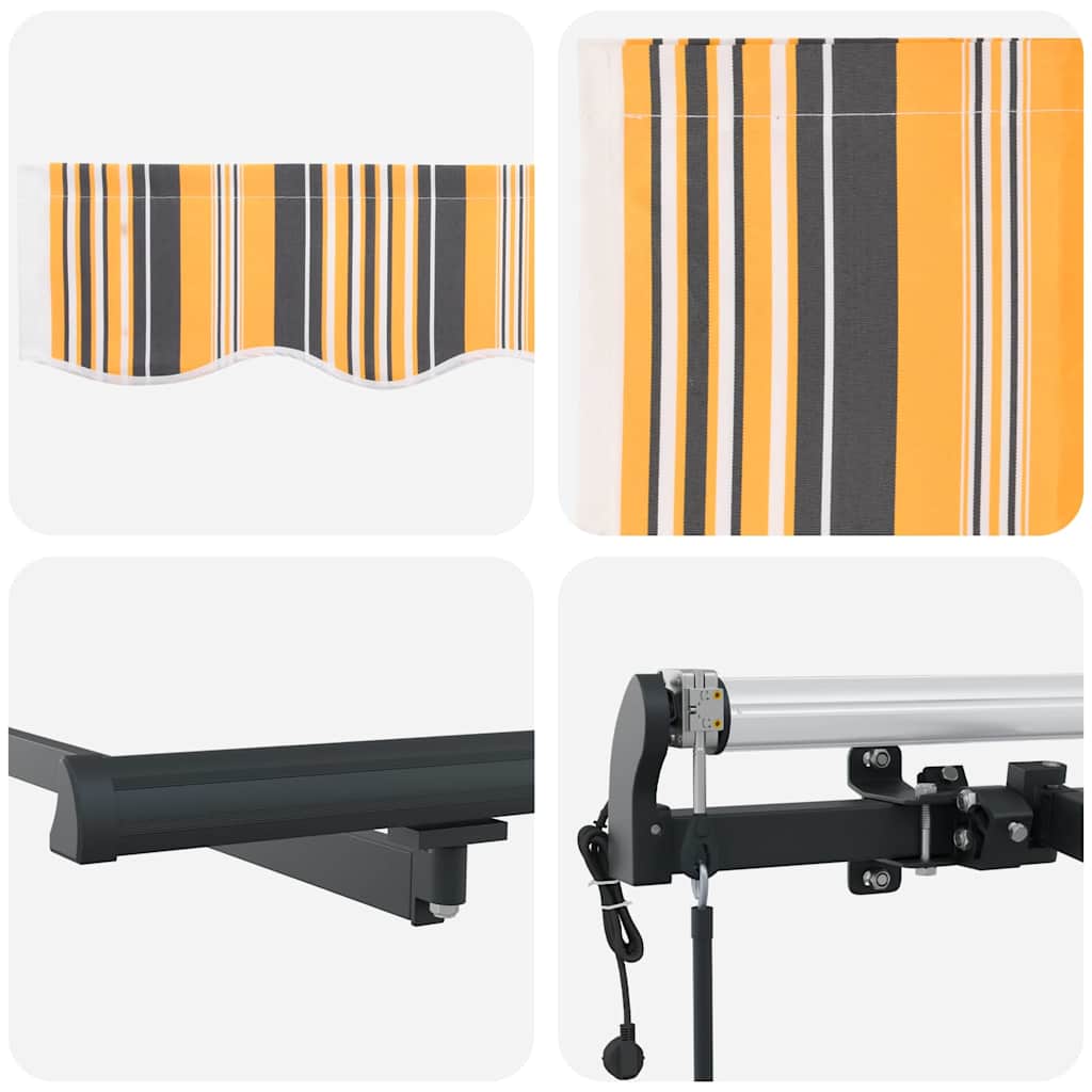Retractable Awning Multicolour 400 x 200 cm