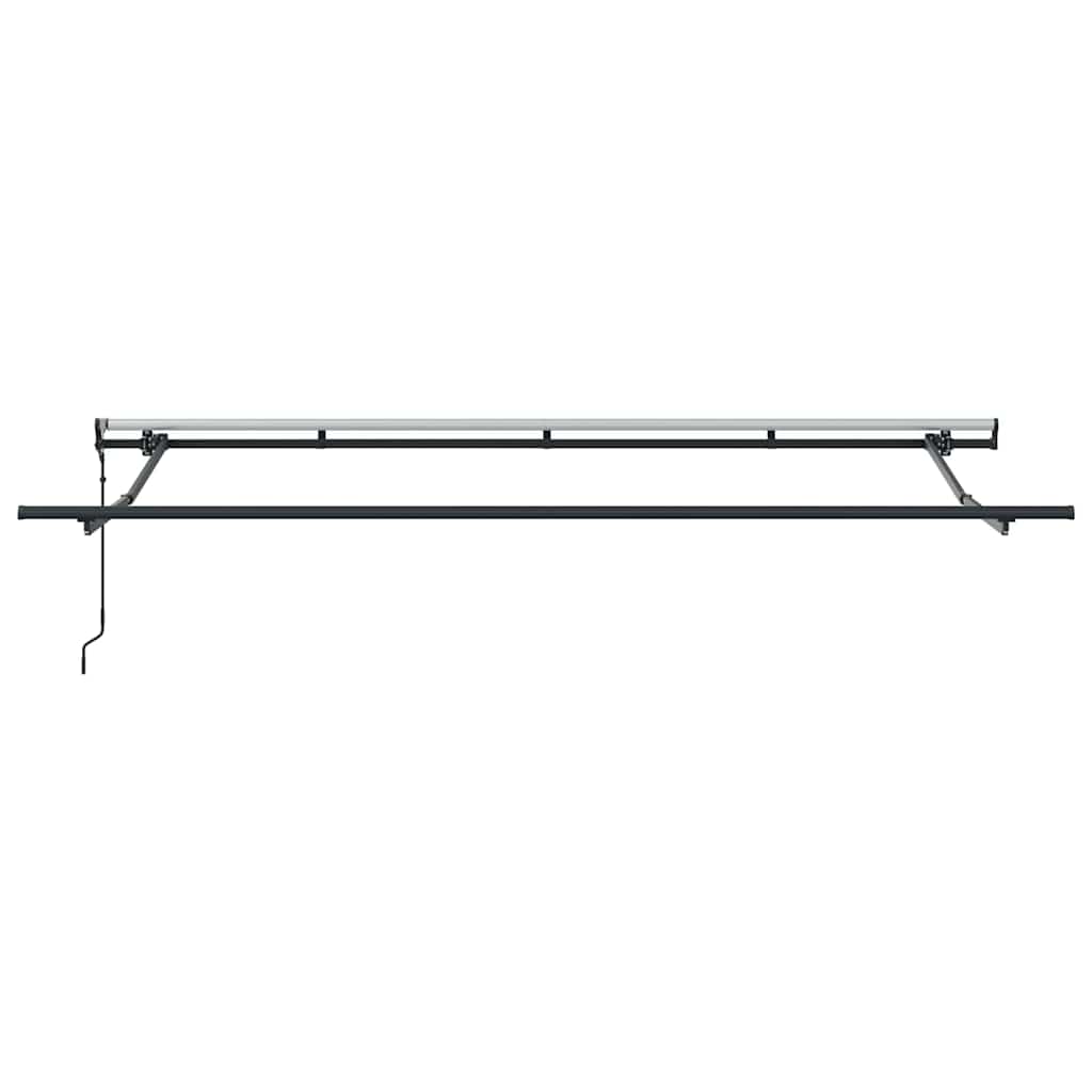 Retractable Awning Black 400 x 200 cm Polyester, Aluminium