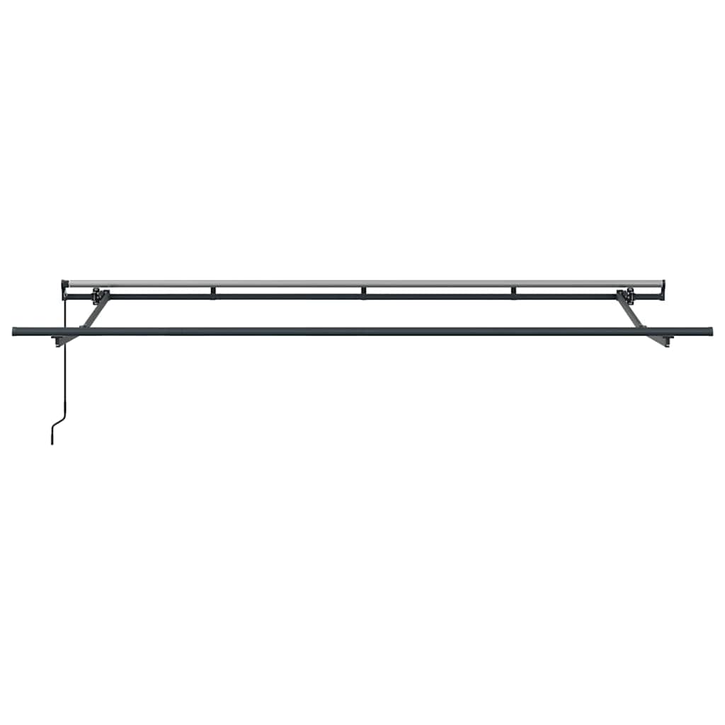 Retractable Awning White 400 x 200 cm Polyester, Aluminium