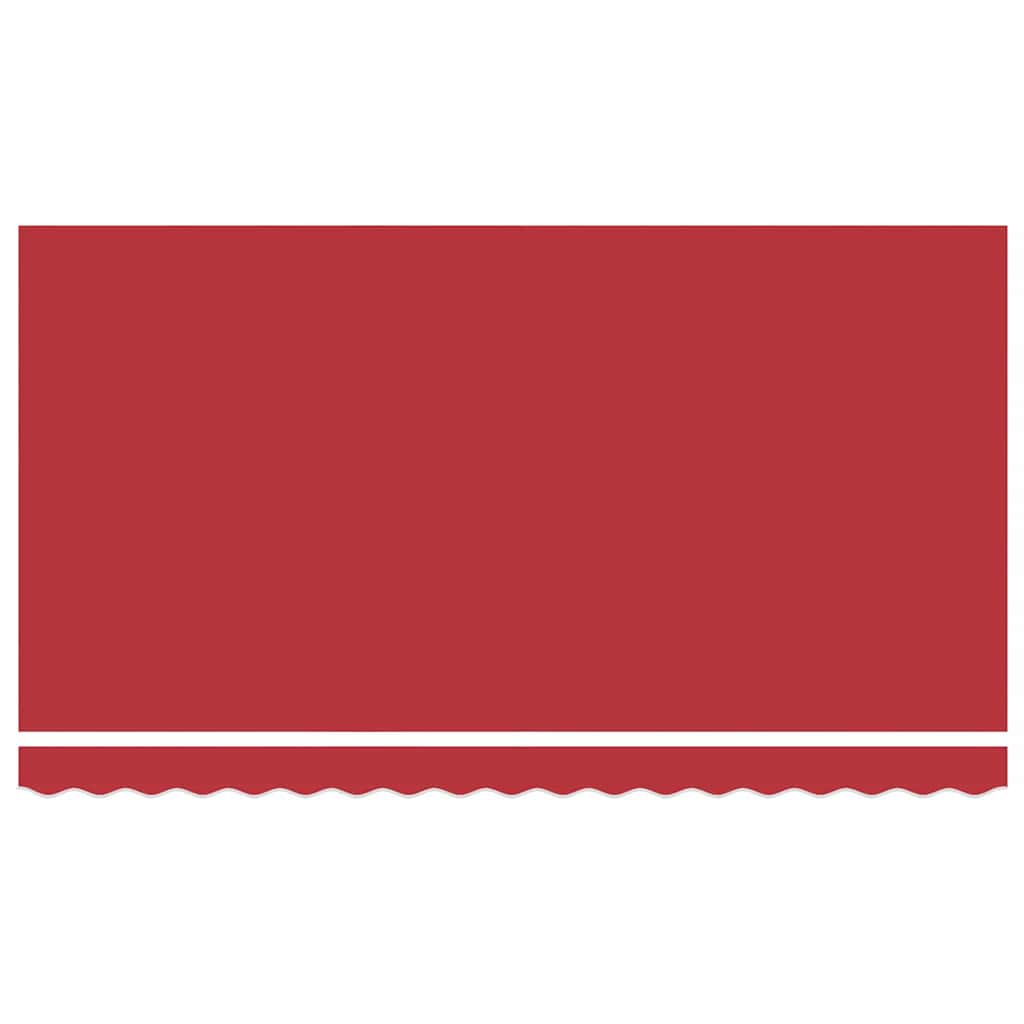 Retractable Awning Red 400 x 200 cm Polyester, Aluminium
