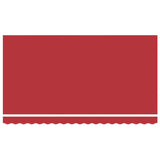 Retractable Awning Red 400 x 200 cm Polyester, Aluminium