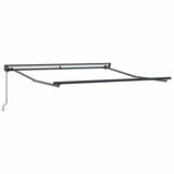 Retractable Awning Blue and white 300 x 250 cm Fabric