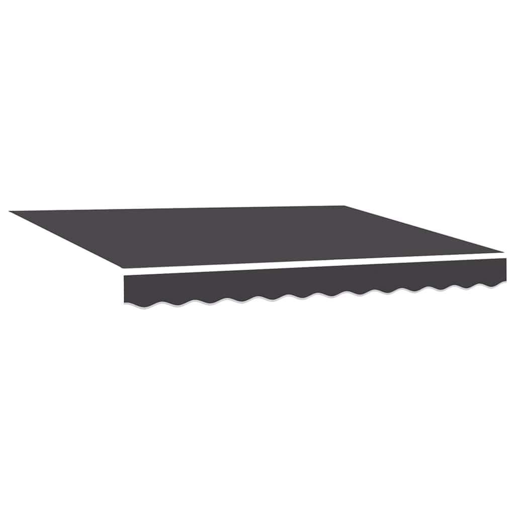 Retractable Awning Manual Anthracite 300 x 250 cm Fabric, Metal