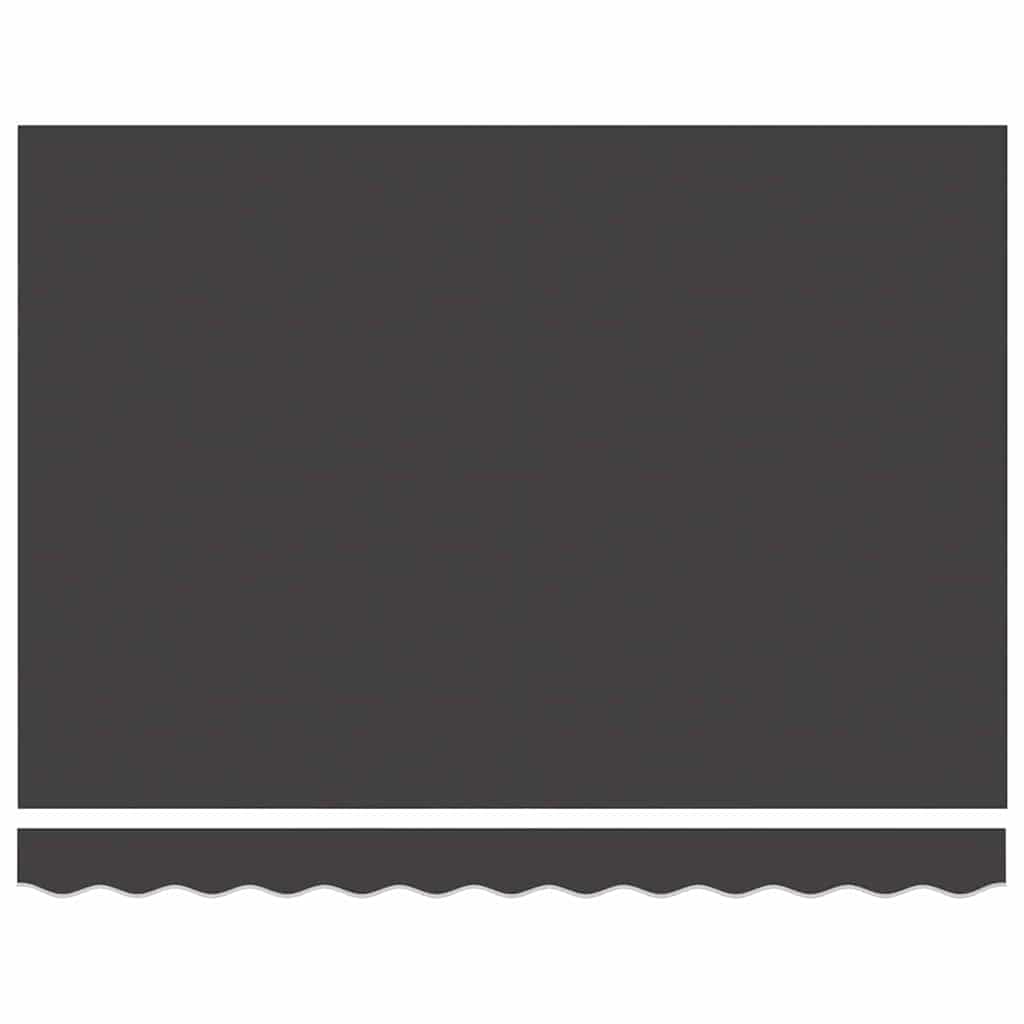 Retractable Awning Manual Anthracite 300 x 250 cm Fabric, Metal