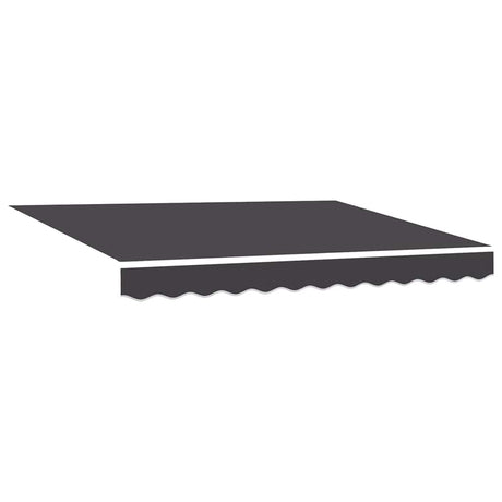 Retractable Awning Manual Anthracite 300 x 250 cm Fabric, Metal