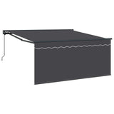 Retractable Awning Manual Anthracite 300 x 250 cm