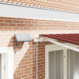 Retractable Awning with Manual 300 x 250 cm Orange and brown