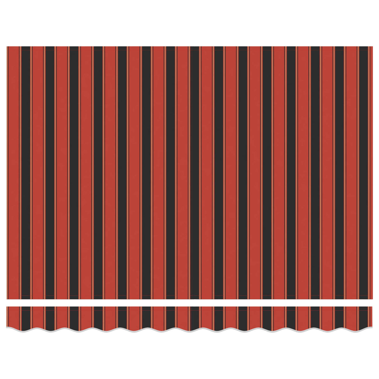 Retractable Awning Manual Orange and brown 300 x 250 cm Fabric