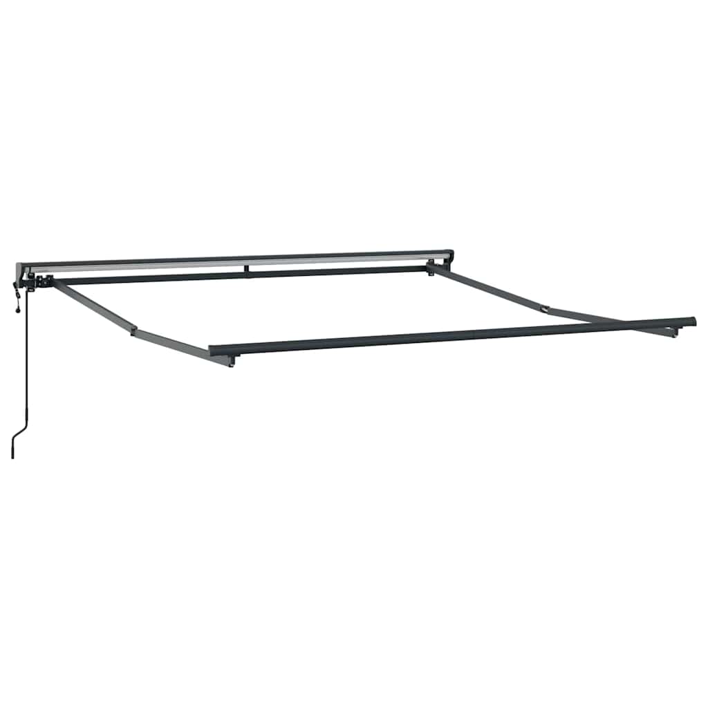 Retractable Awning Manual Brown 300x250 cm Fabric