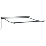 Retractable Awning Manual Brown 300x250 cm Fabric