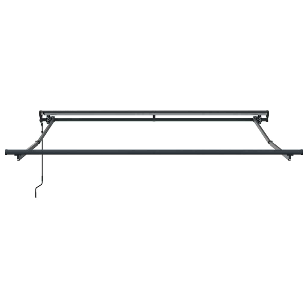 Retractable Awning Manual Brown 300x250 cm Fabric