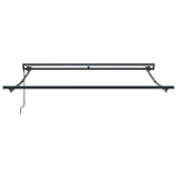 Retractable Awning Manual Brown 300x250 cm Fabric