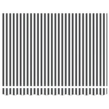 Retractable Awning Manual Anthracite and White 300 x 250 cm