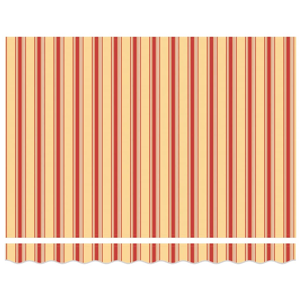 Electric Retractable Awning Yellow and Orange 300x250 cm Fabric