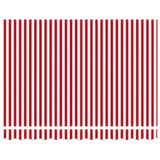 Retractable Awning Red and White Stripe 300x250 cm Fabric