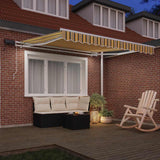 Retractable Awning with Manual 300 x 250 cm Multicolour