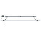 Retractable Awning Manual Black 300 x 250 cm Fabric
