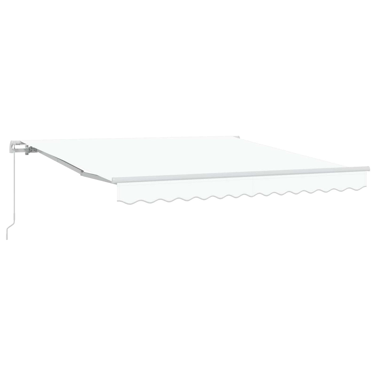 Awning Retractable Manual White 300 x 250 x 165 cm Polyester