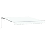 Awning Retractable Manual White 300 x 250 x 165 cm Polyester