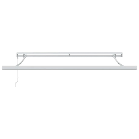 Retractable Awning Light Grey 300 x 250 cm Fabric and Metal